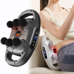 Fascia Gun Muscle Massager Gun High Frequency Back Waist Massage Machine Six-head Body Shoulder Professional Fascia Massage Gun - Image 2