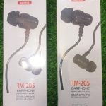 Remax RM 205 Sport Bass Earphone | Remax RM 205 Earphone