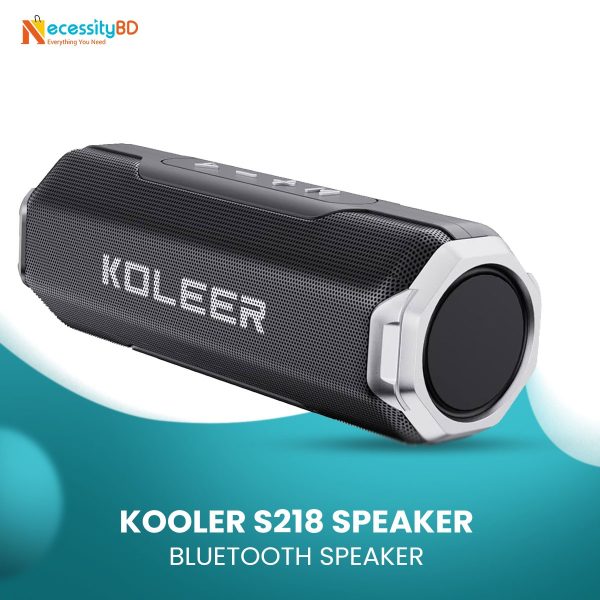 Bluetooth Speaker KOLEER S218 New Bluetooth Speaker 1200 mAh Battery Outdoor Portable Sound Box HD Stereo Sound Bass Subwoofer Loudspeaker - Bluetooth Speaker