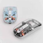 Computer Mouse WiWU WM105 Crystal Transparent Magnetic Wireless Mouse