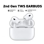 Apple AirPods Pro 2nd Generation ANC Made in Dubai with MagSafe Support - White - Image 2