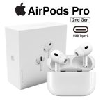 Apple AirPods Pro 2nd Generation ANC Made in Dubai with MagSafe Support - White