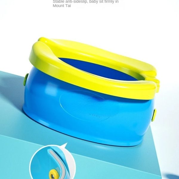 Travel Potty Baby Foldable Portable Toilet Seat, Training Toilet Seat for Boys Girls Toddler, Novelty Yellow Banana Baby Comfy WC Potty Chair Baby Potty Chair