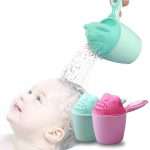 Baby Bath Mug Cartoon baby shower cap baby shampoo cup