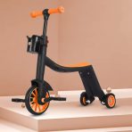 Baby Cycle Multifunctional Children's Skateboard TriCycle (Orange) - Image 2