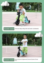 Baby Cycle Multifunctional Children's Skateboard TriCycle (Green) - Image 3