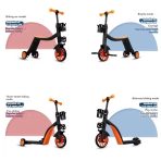Baby Cycle Multifunctional Children's Skateboard TriCycle (Orange) - Image 8