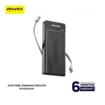 Awei P88K 10000mAh 22.5W Mini Fast Charging Power Bank Black