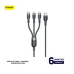 AWEI CL-975 USB-C / Lightning / Micro USB 3in1 Cable Black