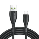 Awei CL-115L 1 Meter USB to Lightning 2.4A Fast Charging Cable Black