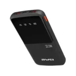 Awei P10K 10000mah 22.5W Fast Charging Digital Display Power Bank Black